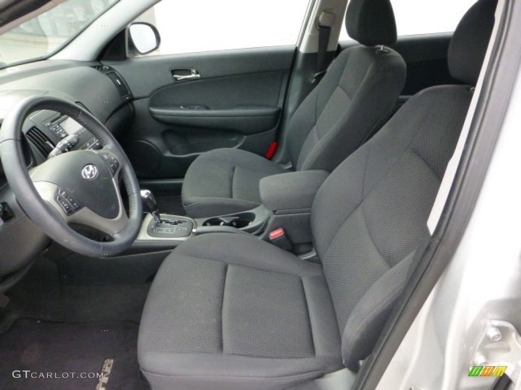 2009 Elantra Touring - Quicksilver / Black photo #15