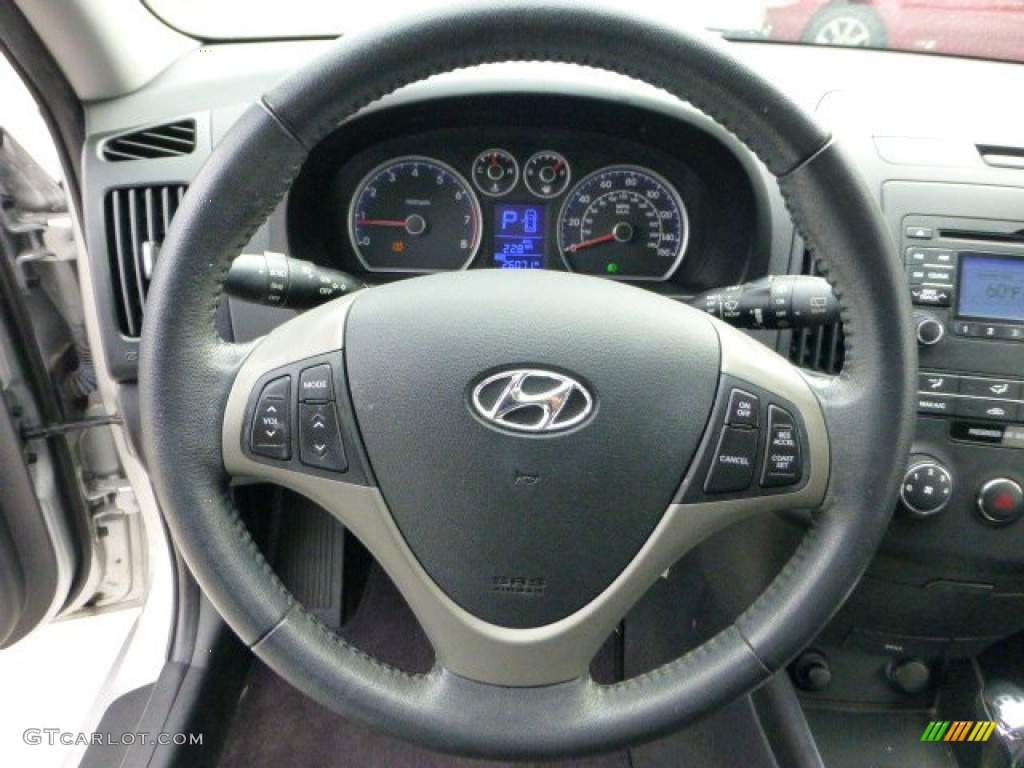 2009 Elantra Touring - Quicksilver / Black photo #22