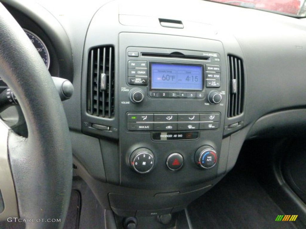 2009 Elantra Touring - Quicksilver / Black photo #23