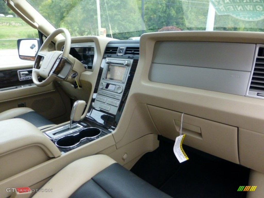 2010 Lincoln Navigator Limited Edition 4x4 Limited Camel/Charcoal Dashboard Photo #71002609