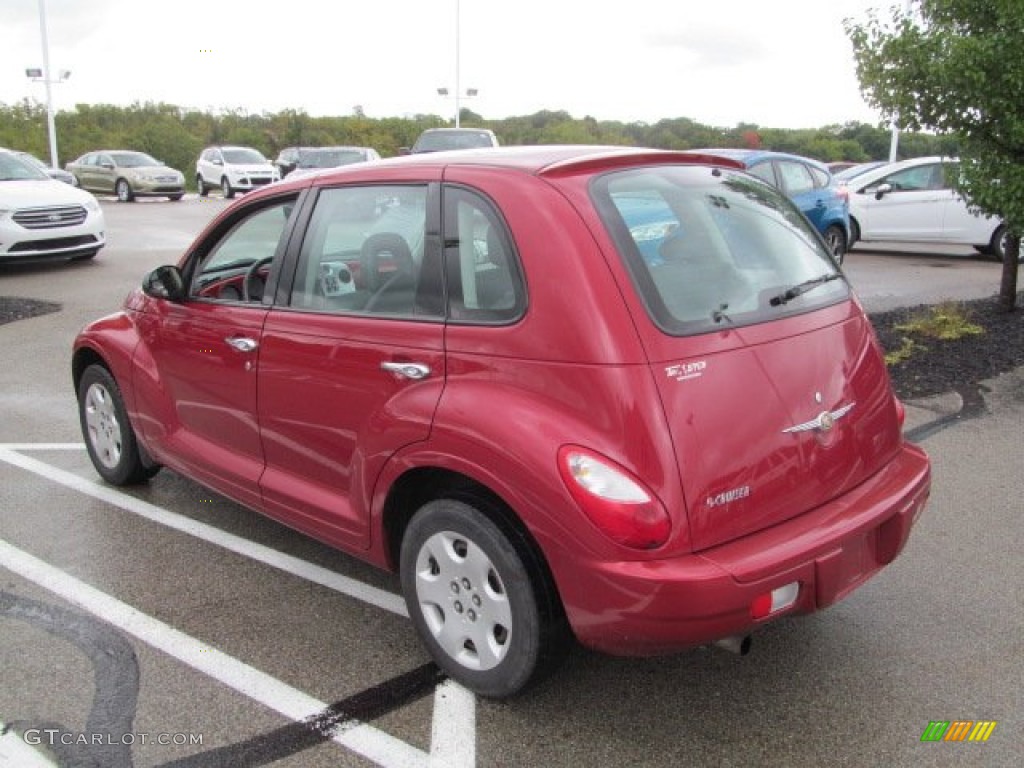 2007 PT Cruiser  - Inferno Red Crystal Pearl / Pastel Slate Gray photo #6