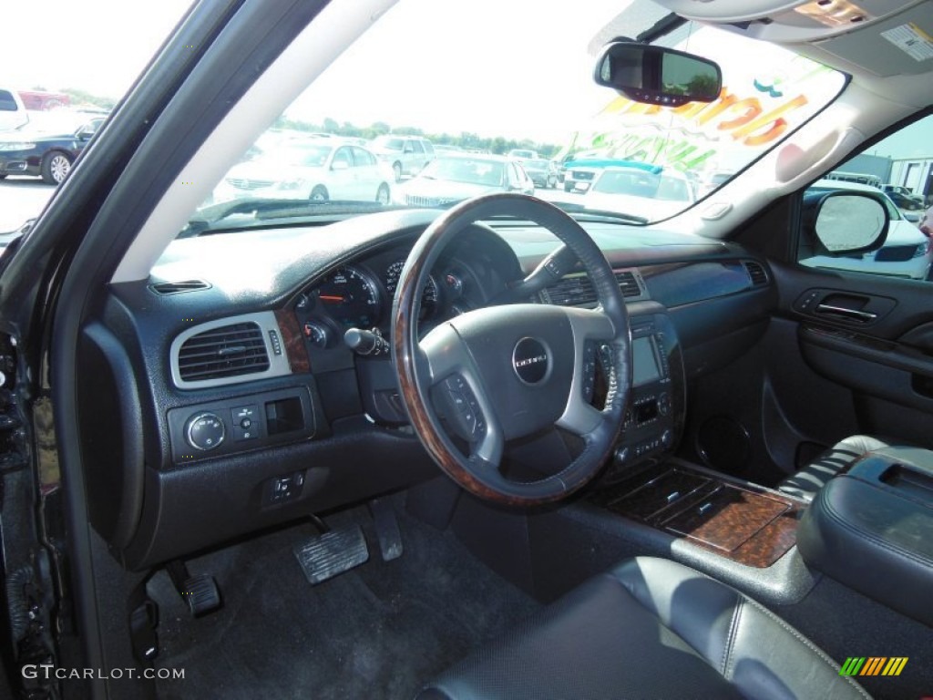 2012 Sierra 1500 Denali Crew Cab - Onyx Black / Ebony photo #13