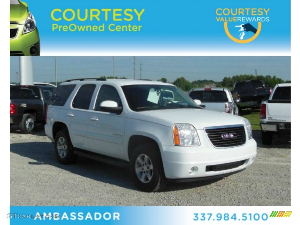 2008 Summit White Gmc Yukon Sle 70963559 Car Color