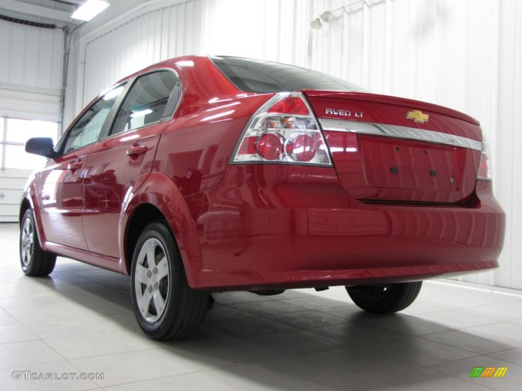 Sport Red 2011 Chevrolet Aveo LT Sedan Exterior Photo #71005033