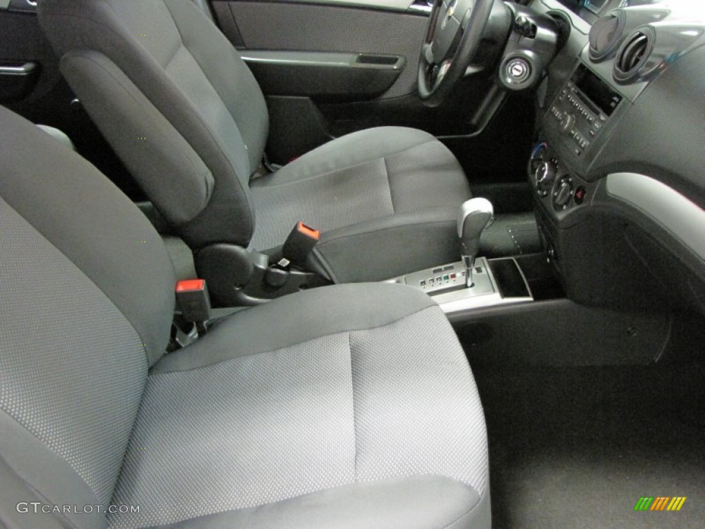 Charcoal Interior 2011 Chevrolet Aveo LT Sedan Photo #71005091