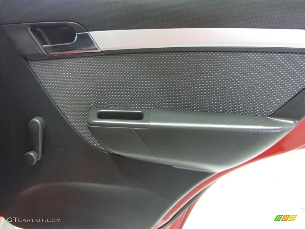 2011 Chevrolet Aveo LT Sedan Charcoal Door Panel Photo #71005096