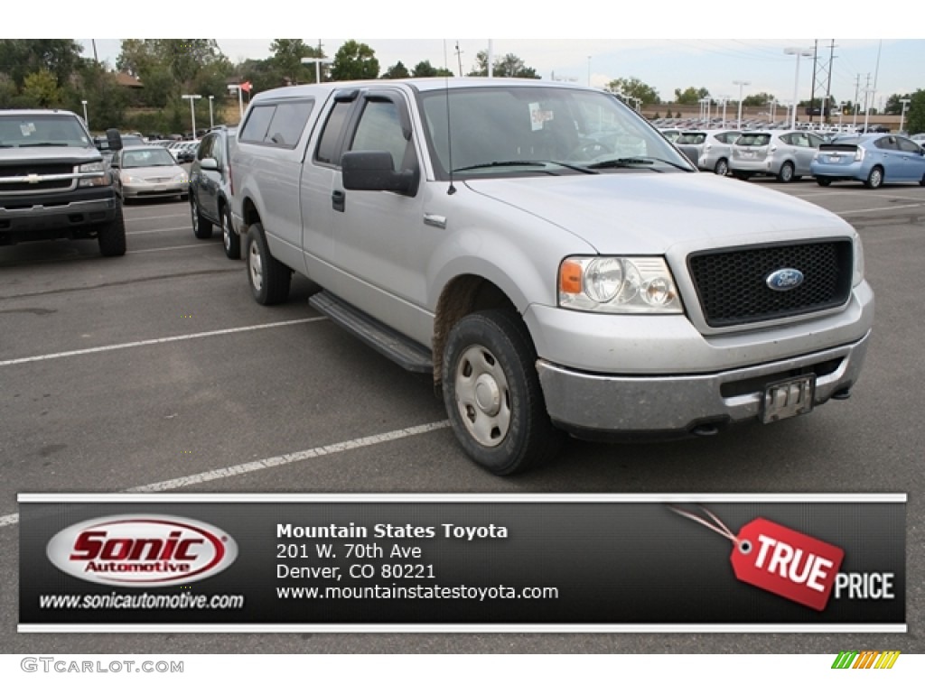 2006 F150 XL SuperCab 4x4 - Silver Metallic / Medium Flint photo #1