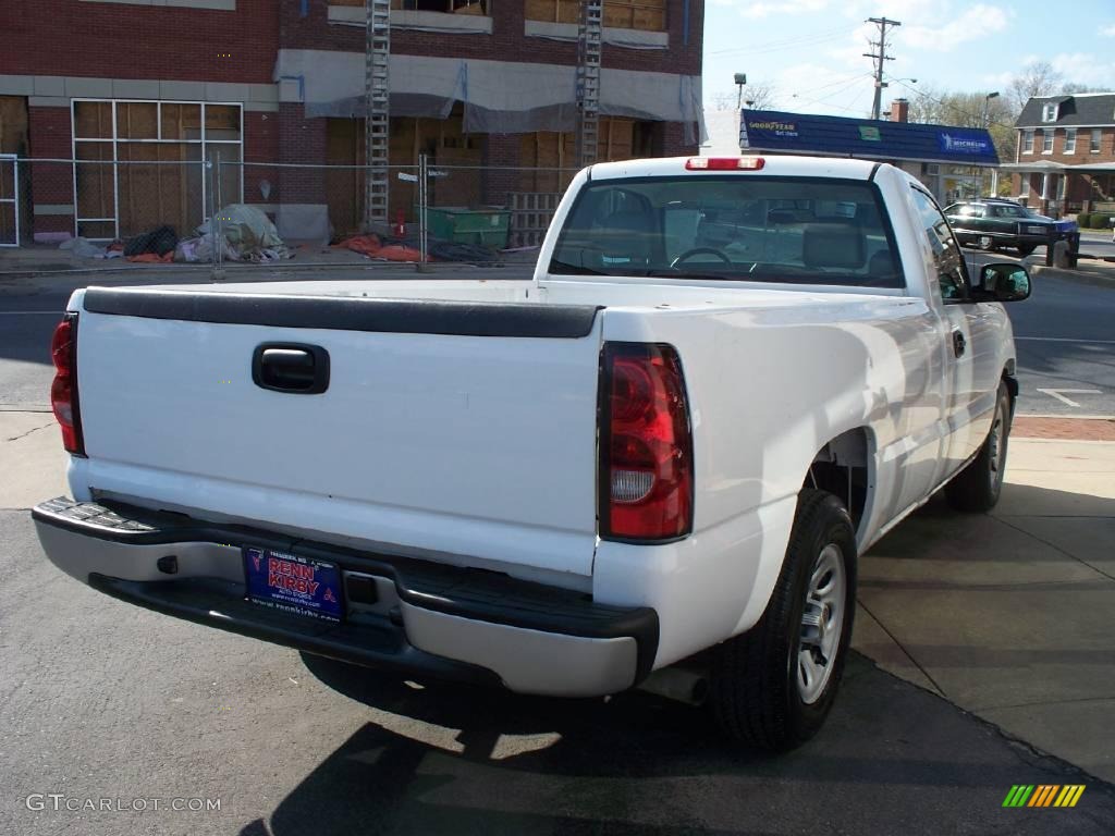 2006 Silverado 1500 LS Regular Cab - Summit White / Dark Charcoal photo #6