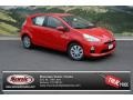 Absolutely Red - Prius c Hybrid Two Photo No. 1