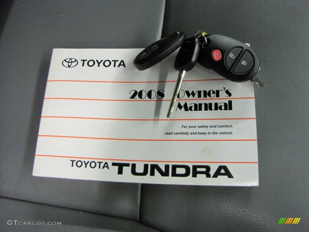 2008 Tundra Limited Double Cab 4x4 - Blue Streak Metallic / Graphite Gray photo #39