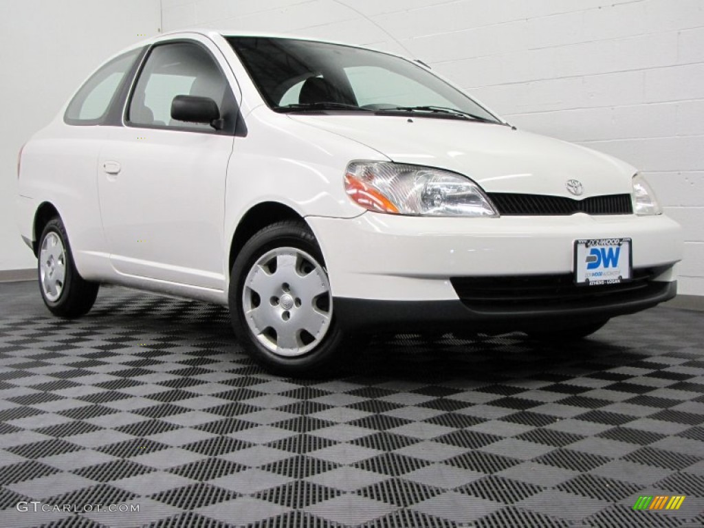 2002 ECHO Sedan - Polar White / Shadow Gray photo #1