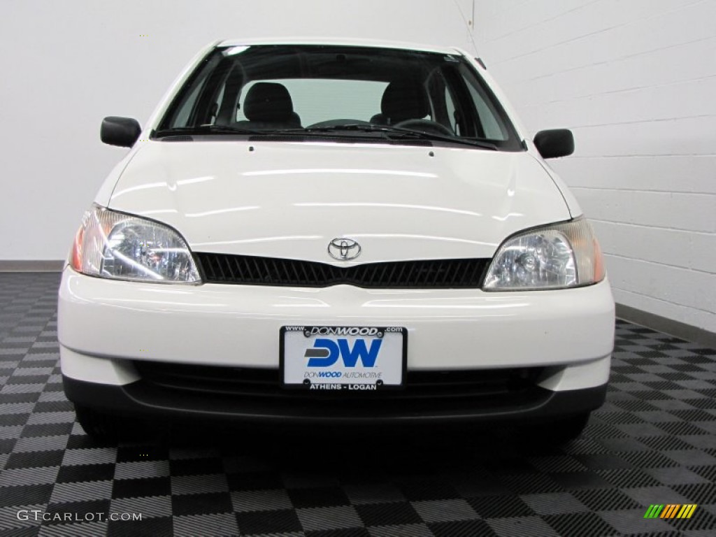 2002 ECHO Sedan - Polar White / Shadow Gray photo #3