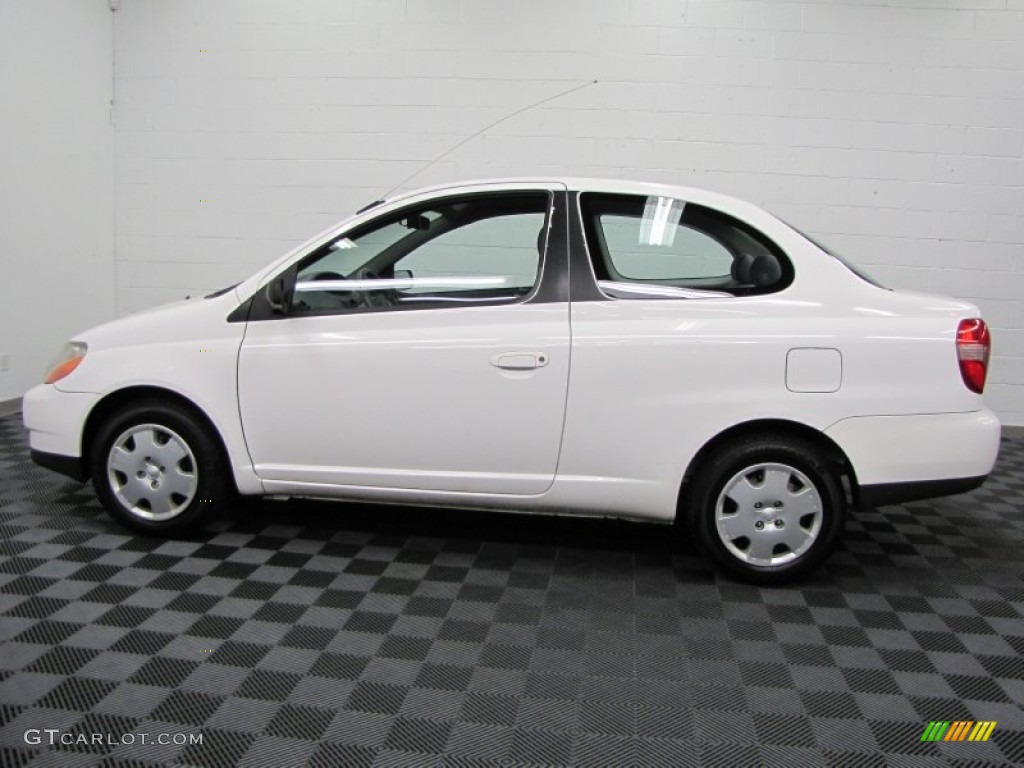 2002 ECHO Sedan - Polar White / Shadow Gray photo #6