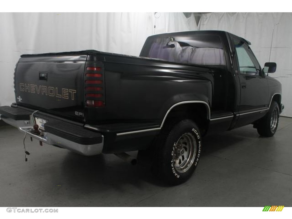 1991 C/K C1500 Regular Cab - Black / Gray photo #2
