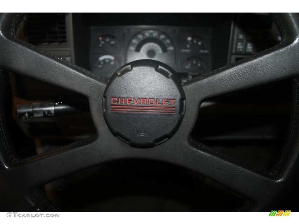 1991 C/K C1500 Regular Cab - Black / Gray photo #7