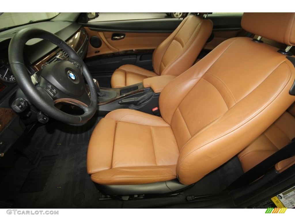 2009 3 Series 328i Coupe - Black Sapphire Metallic / Saddle Brown Dakota Leather photo #3