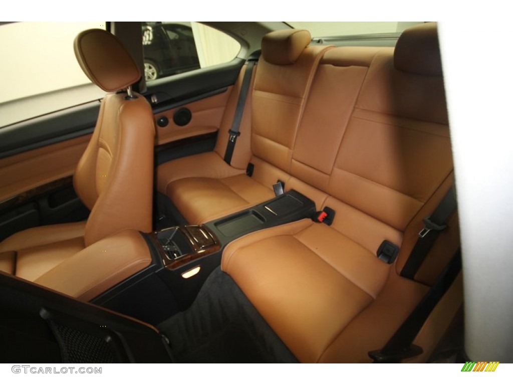 2009 3 Series 328i Coupe - Black Sapphire Metallic / Saddle Brown Dakota Leather photo #14