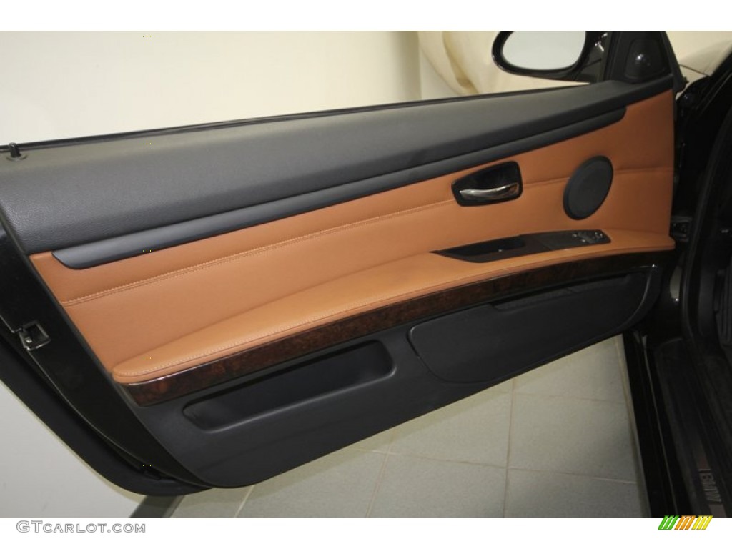 2009 3 Series 328i Coupe - Black Sapphire Metallic / Saddle Brown Dakota Leather photo #15