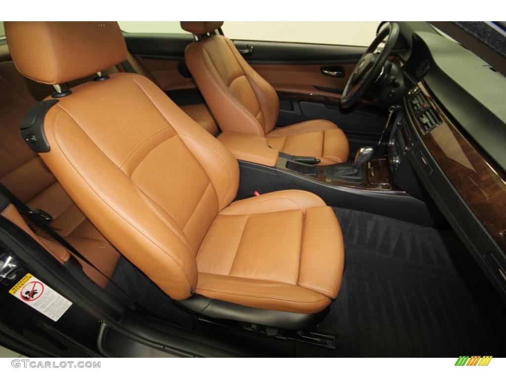 2009 3 Series 328i Coupe - Black Sapphire Metallic / Saddle Brown Dakota Leather photo #34