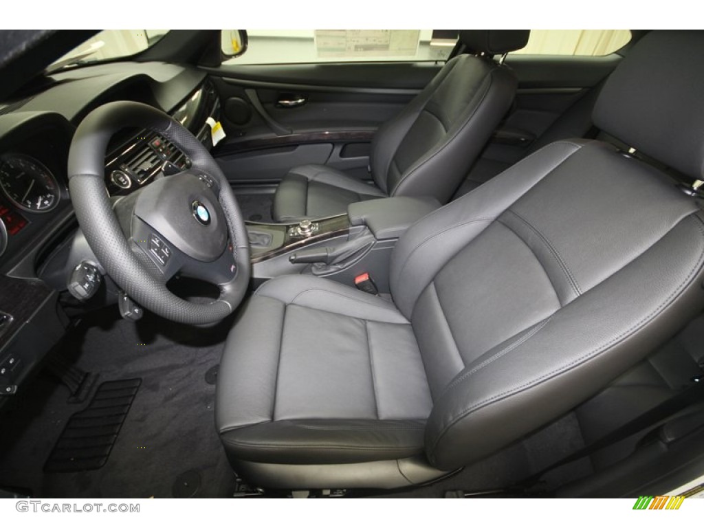 Black Interior 2013 BMW 3 Series 335i Coupe Photo #71007560