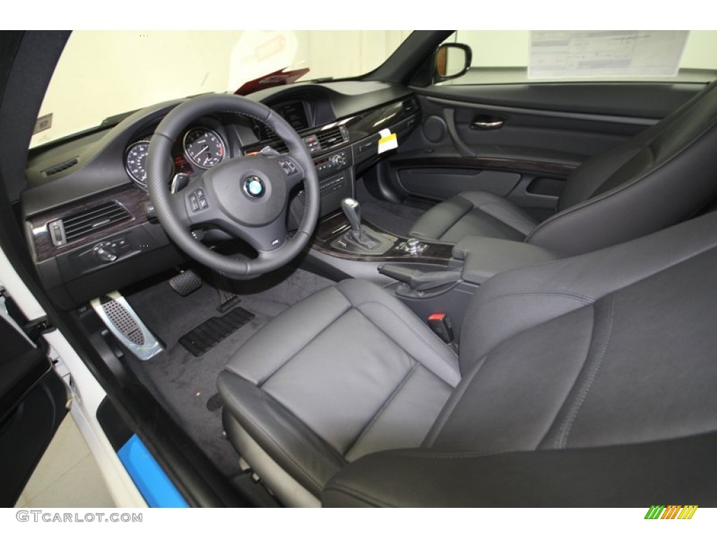 Black Interior 2013 BMW 3 Series 335i Coupe Photo #71007581