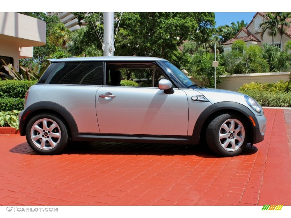 2008 Cooper S Hardtop - Pure Silver Metallic / Grey/Black photo #5