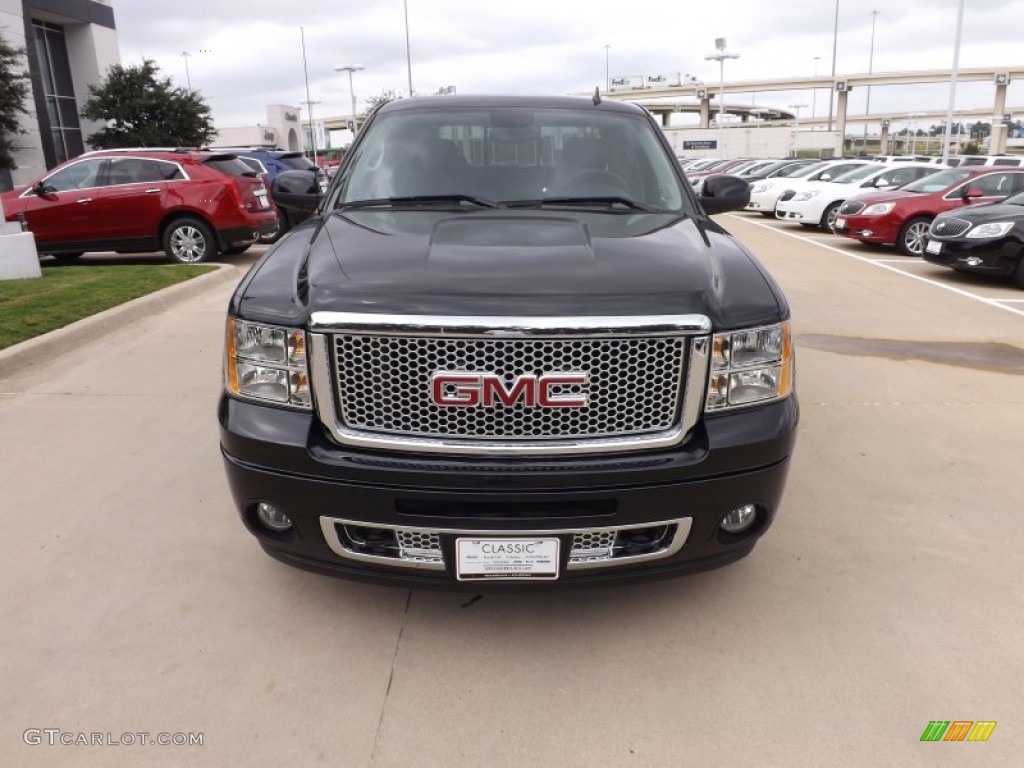 2013 Sierra 1500 Denali Crew Cab AWD - Onyx Black / Ebony photo #8