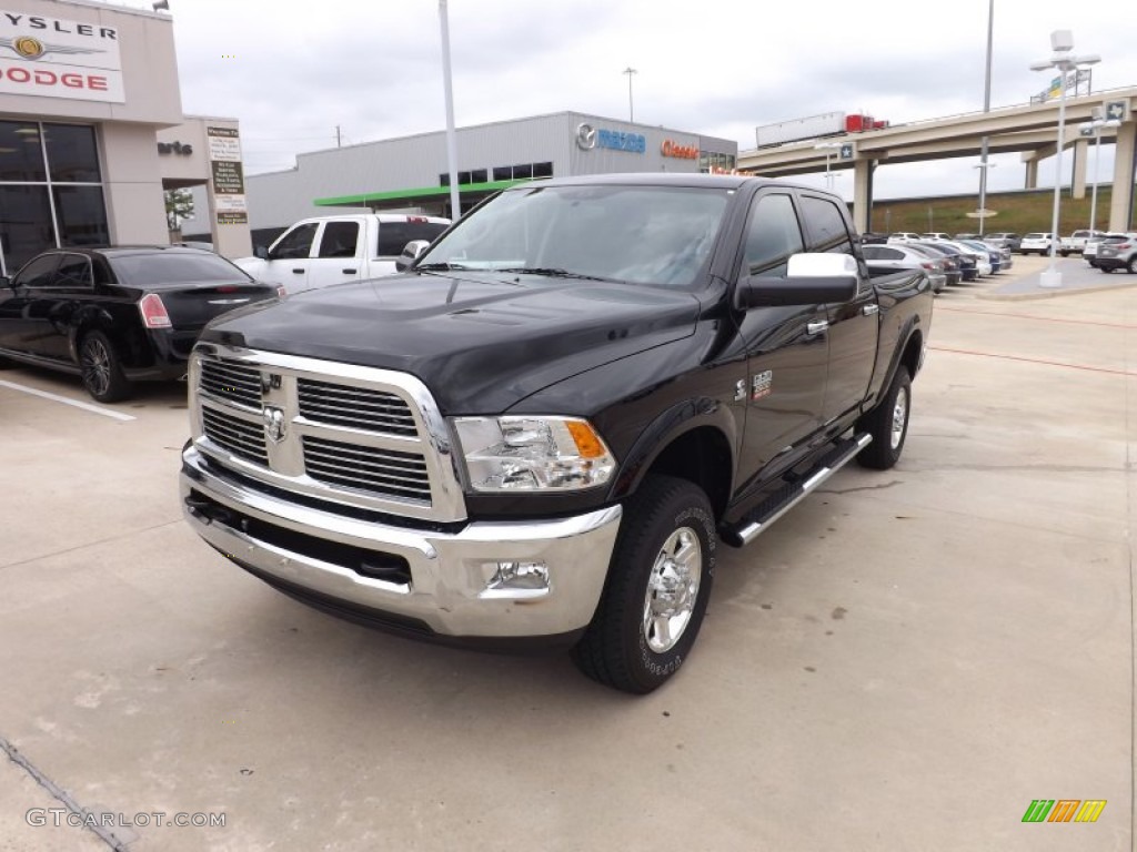 2012 Ram 2500 HD Laramie Crew Cab 4x4 - Black / Dark Slate photo #1