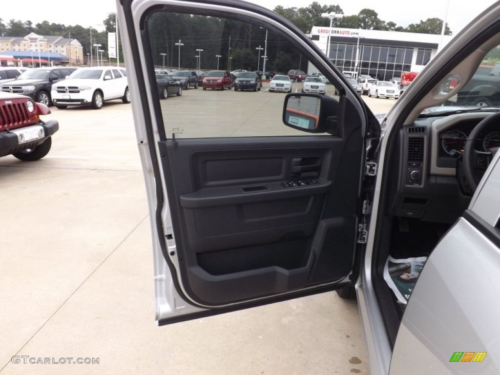 2012 Ram 1500 ST Crew Cab - Bright Silver Metallic / Dark Slate Gray/Medium Graystone photo #13