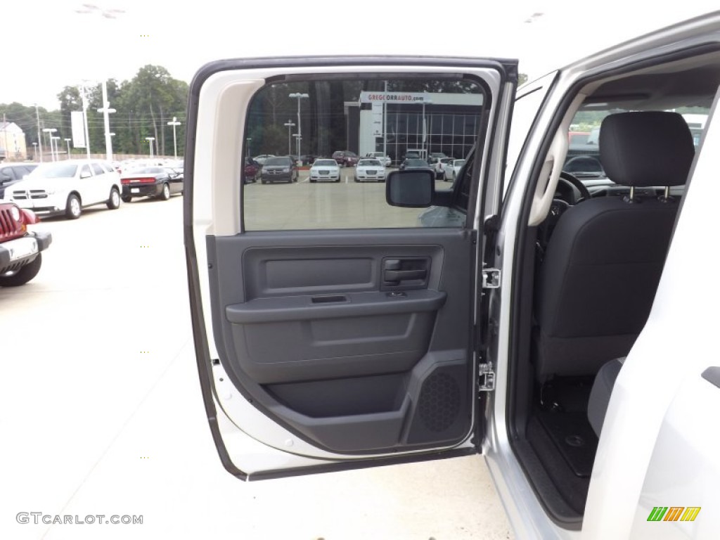 2012 Ram 1500 ST Crew Cab - Bright Silver Metallic / Dark Slate Gray/Medium Graystone photo #15