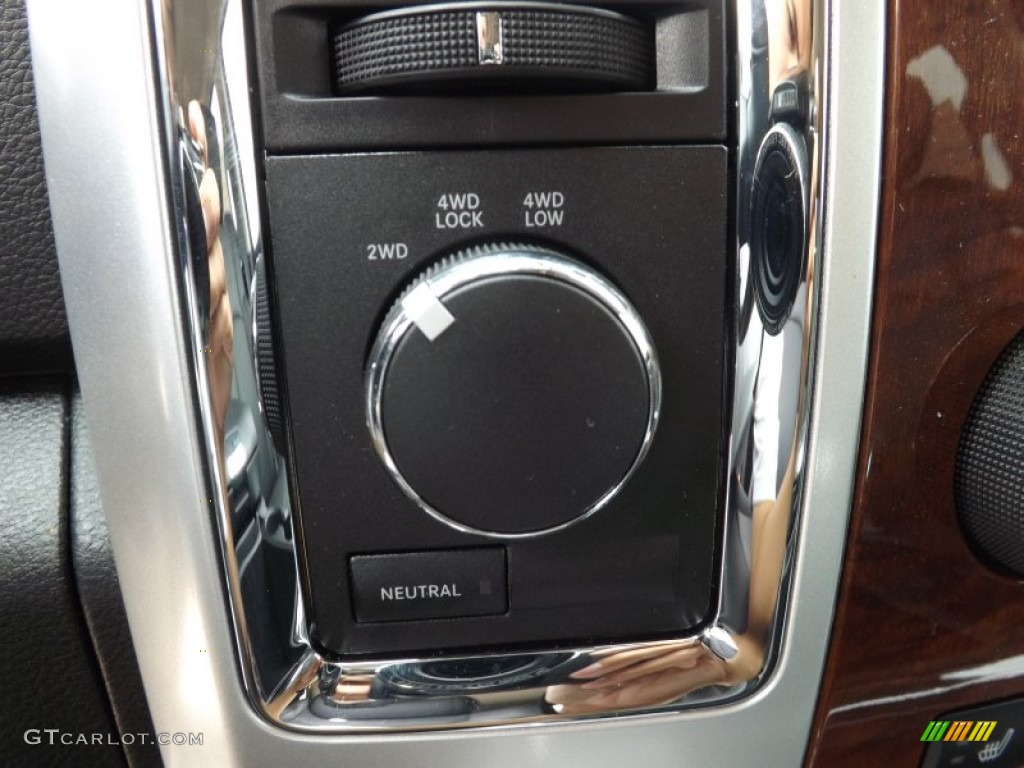 2012 Dodge Ram 3500 HD Laramie Mega Cab 4x4 Controls Photo #71008970