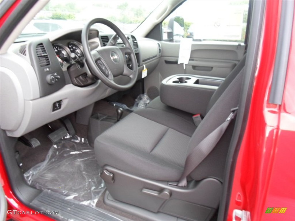 Dark Titanium Interior 2013 GMC Sierra 2500HD Regular Cab 4x4 Photo #71011011