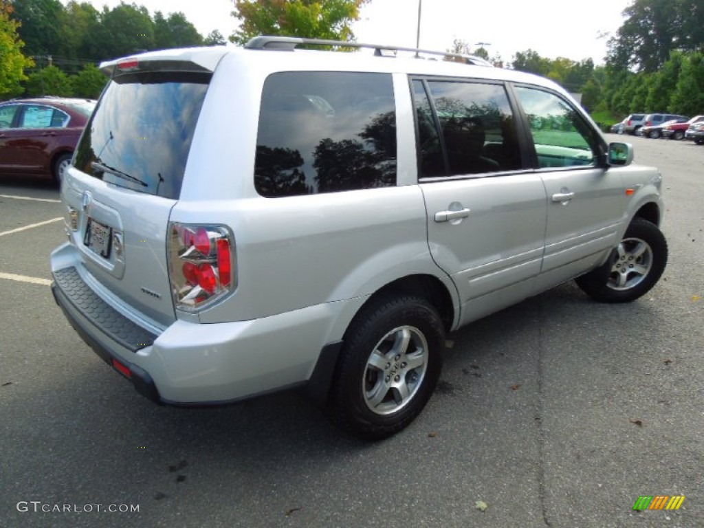 2007 Pilot EX-L 4WD - Billet Silver Metallic / Gray photo #6