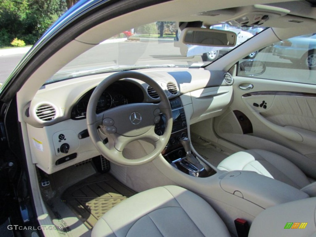 Stone Interior 2006 Mercedes-Benz CLK 350 Coupe Photo #71012828