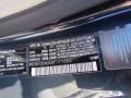  2006 CLK 350 Coupe Black Opal Metallic Color Code 189