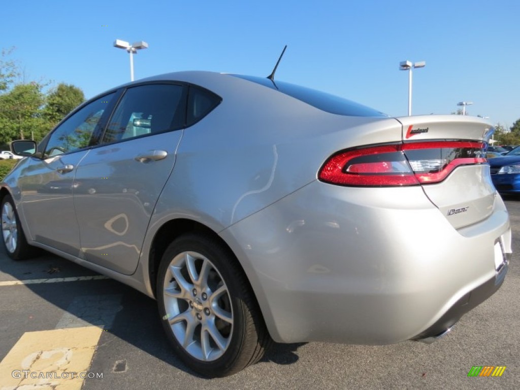 2013 Dart Rallye - Bright Silver Metallic / Black photo #2