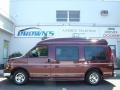 2005 Berry Red Metallic Chevrolet Express 1500 Passenger Van  photo #1