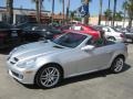 2009 Iridium Silver Metallic Mercedes-Benz SLK 300 Roadster  photo #21