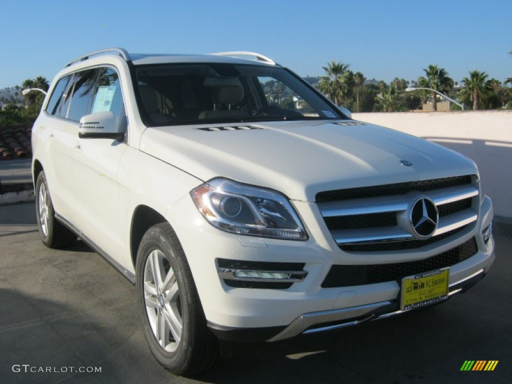 2013 GL 450 4Matic - Arctic White / Almond Beige photo #1