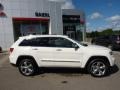 2012 Stone White Jeep Grand Cherokee Overland 4x4  photo #8