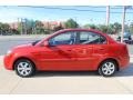 Tropical Red 2010 Kia Rio LX Sedan Exterior