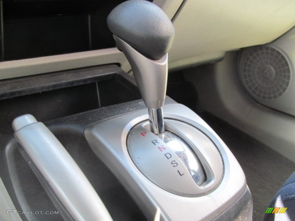 2008 Civic Hybrid Sedan - Opal Silver Blue Metallic / Blue photo #14