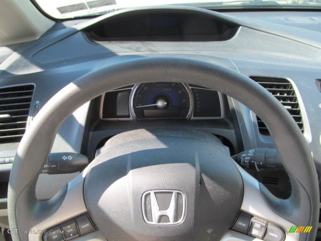 2008 Civic Hybrid Sedan - Opal Silver Blue Metallic / Blue photo #16