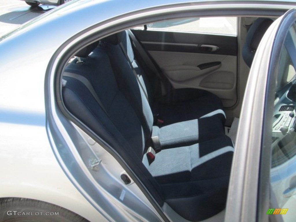 2008 Civic Hybrid Sedan - Opal Silver Blue Metallic / Blue photo #17