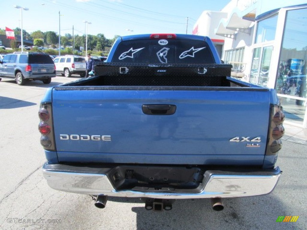 2004 Ram 1500 SLT Regular Cab 4x4 - Atlantic Blue Pearl / Dark Slate Gray photo #6