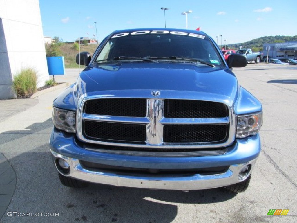 2004 Ram 1500 SLT Regular Cab 4x4 - Atlantic Blue Pearl / Dark Slate Gray photo #13