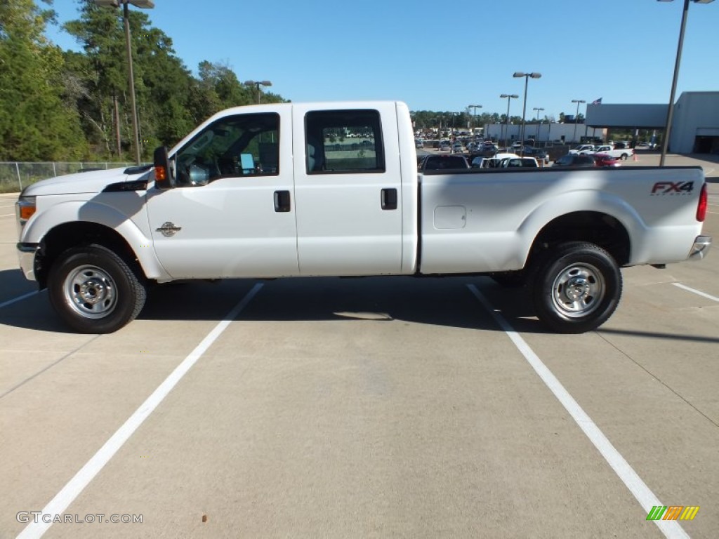 2012 F350 Super Duty XL Crew Cab 4x4 - Oxford White / Steel photo #8