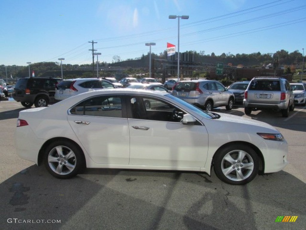 2010 TSX Sedan - Premium White Pearl / Ebony photo #9