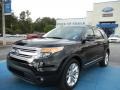 2012 Black Ford Explorer XLT  photo #1