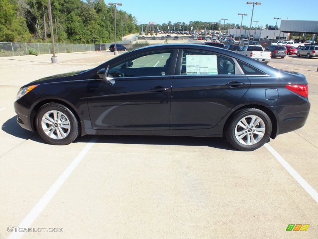 2013 Sonata GLS - Pacific Blue Pearl / Gray photo #8